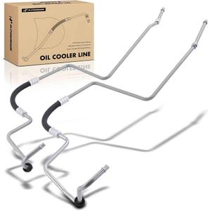 A-Premium Inlet and Outlet Transmission Oil Cooler Line Hose Assembly | Compatible with Jeep Commander 2006-2010, Grand Cherokee 2005-2010, Grand Cherokee 2006-2010 Automatic Transmission