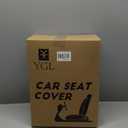 YGL Car Seat Covers for Full Seats,Waterproof Seat Covers for Cars,Durable Neoprene Car Seat Protectors,Interior Covers for Cars,Sedan Van Truck SUV(Black/Gray)