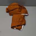 PINSV Women's 2 Piece Outfits Short Sleeve Tops Sweatpants Colorblock Bodycon Lounge Sets Tracksuit (X-Large, Brown)