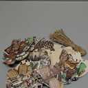 36 Pieces Wooden Christmas Decorative Ornaments Bulk for Tree Retro Christmas Hanging Ornaments Xmas Pine Cone Elk Truck Snowman Gingerbread House Home Hanging Signs with Rope for Party Decor