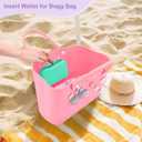 2 x Silicone Phone Holder, Insert Charm Carabiner Keychain for Bogg Bag, Compatible with Bogg Beach Tote Bag (Green)