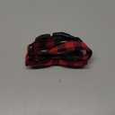 Malier Dog Collar with Bow tie, Christmas Classic Plaid Snowflake Dog Collar Holiday for Small Medium Large Dogs Cats Pets (Scotland Red Plaid, Medium)