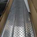 A-M Gutter Guard Premium Heavy-Duty Lifetime Quality Aluminum - Leaf & Debris Protection, (6 Inch - 100 Feet, Mill Finish) - DIY Easy - Made in The USA