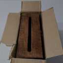 Wedding Card Box with Lock and Card Slit 12"X10"X4.5"- Distressed Finish Gift Card Box Wishing Well Card Box for Weddings, Receptions, Birthdays, Graduations, Baby Showers, Honeymoon Funds (Burnt)