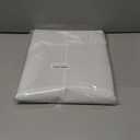 9x6ft White Wedding Backdrop White Blue Floral Flowers Photography Background Bride Groom Ceremony Party Bridal Shower Banner Decorations Engagement Proposal Portrait Photo Booth Prop