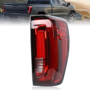 LED Tail Light Assembly Compatible with 2019-2024 GMC Sierra 1500/2500HD/3500HD,Right Passenger Side Taillights Rear Lamp with Signature Brake Light Replace# 84565922 GM2801310