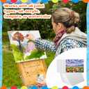 60 Pcs Canvases for Painting 5 x 7 Inch Stretched White Blank Cotton Canvas Panel Boards Bulk Flat Canvas Boards for Acrylic Oil Tempera Metallic Neon Painting Crafts