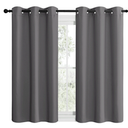 Curtains Grey Curtains L40'xW50'/Grey Curtains Set of 2 Panels/Thermal Insulated Room Darkening Bedroom Curtains