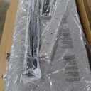 Feonase Full Size Bed Frame with Storage & Charging Station - Hydraulic Lift Up Platform Bed, Upholstered Button Tufted Headboard, Sturdy Wooden Slats, Noise-Free, No Box Spring Needed, Light Gray