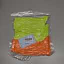 Women's Neon Scrunch Crew Socks 80s 90s Retro 3-Pack Cotton Stacked Boot Calf Cozy Ribbed Slouchy Socks Size 5-10 (1-white/Neon Green/Neon Orange)