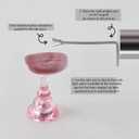 3 x Heart Cat Eye Magnet for Nailsprofessional Magnetic Tool for Gel Polish DesignProfessional DlY ManicureKit with Magnetic Polish GuideReusable Nail Art Accessories(3Pcs)