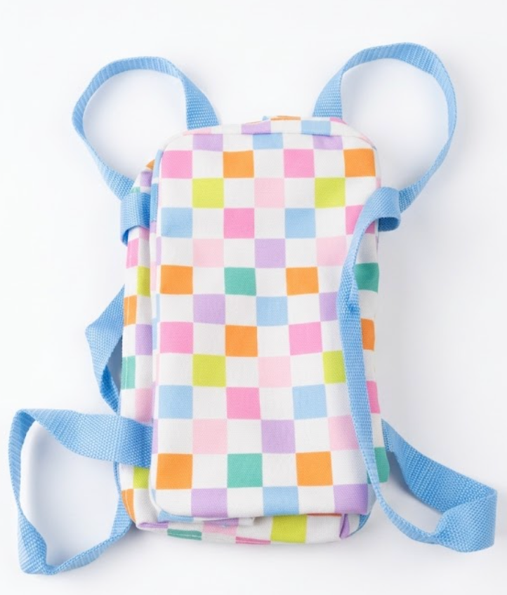 Square Pattern Lunch Bag, 10L 5H 6W Inches
