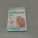 Welnove Hammer Toe Straightener - 8 Pack Broken Toe Wraps - Hammer Toe Corrector for Women - Toe Splints for Crooked Toes, Curled Toes, Bent Toes - (Large, Beige)