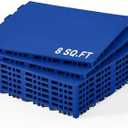 VEVOR Dryland Tiles for Hockey Floor Mat, 12 x 12 in Interlocking Versatile Training Surface, Dance Floor Tiles, Hockey Training Equipment Board for Shooting