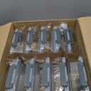 KOMUEE 10 Packs 30 oz Glass Meal Prep Containers,Glass Food Storage Containers with Lids,Airtight Lunch Bento Boxes,Microwave,Freezer and Dishwasher,Gray