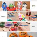 36 Colors Acrylic Paint Set, Yeeart Acrylic Paint, 2oz Bottles, Rich Pigmented Canvas Paint with Extra Metallic Color, Professional Craft Paint Kit, Premium Non-toxic Paints for Artists, Acrylic Paint Set for Adults, Art Supplies for Canvas Painting Rocks Wood Ceramic Model with 10 Brushes & Palette