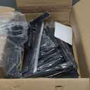 Liuoud Under Sink Organizer 2 Pack, 2 Tier Slide Out Large Capacity Height Adjustable Under Sink Organizers and Storage for Kitchen Bathroom Cabinet, Black