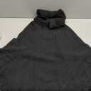 Solid Color Knitted Shawl Scarves For Women Soft Keep Warm Outdoor Cape Stoles Poncho With Tassels