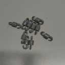 Magnets Push Pin for Classroom for Whiteboard, Magnet Hooks for Hanging Files, Reminders, Photos and More 20 Pack Grey (Gray)