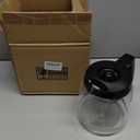 Anbige Replacement Parts 12-Cup Glass Carafe, Compatible with Cuisinart Coffee Maker DCC-1200, CHW-12, DGB-400, SS-12