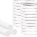 MYFAMIREA 20FT Backer Rod 3/4 Inch EPDM Rubber Caulk Saver Weather Strip Seal Concrete Expansion Joint Filler for Gaps and Joints, White