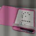 Piasoenc Clipboard with Storage, 8.5 x 11 Organization Box with Pen Holder and A4 Legal Paper Folder, Folio & Side-Opening, Low Profile Clip,for Nurses,Teachers, Size 14 x 9.6 x 1.2 in, Deep Pink