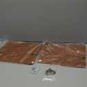 Marspark 2 Set PU Leather Mail Holder Wall Mount Brown Leather Letter Holder 2 Ring Binder Hanging Wall File Organizer Mail Sorter for Decor Storage Letter Postcards Home Office, 12.2 x 10.24 Inch