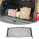 Linskip Trunk Organizer Net for 2021-2026 Ford Bronco Sport, Elastic Cargo Net with Hook for Bronco Sport Trunk Accessories(Black)