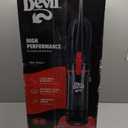 Dirt Devil Multi-Surface+ Upright Bagless Vacuum Cleaner for Carpet and Hard Floor, Powerful, Lightweight, Corded Vacuum Cleaners for Home Use, Red