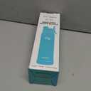 Insulated Water Bottle with Silicone Boot (36hrs Cold/18hrs Hot) - DIY Stickers, Leakproof, BPA Free, 24 oz [2-IN-1 LID] (Cyan)