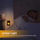 GE LED CandleLite Night Light, Plug-in, Dusk to Dawn Sensor, Flameless Candle, Sunset Light, Home Decor, LED Lights for Bedroom, Bathroom, Kitchen, Oil-Rubbed Bronze, 11258