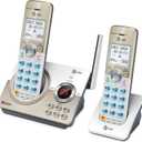 AT&T DL72219 DECT 6.0 2-Handset Cordless Phone for Home with Connect to Cell, Call Blocking, 1.8" Backlit Screen, Big Buttons, intercom, and Unsurpassed Range