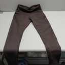 Thermal Thick Fleece Lined Leggings -High Waisted Warm Winter Yoga Pants for Women Running Workout Leggings (Medium, B-brown)