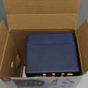 Kids Microwave Toy with Light and Sound, Realistic Toy Kitchen Appliances, Play Kitchen Accessories and Play Food for Toddlers 3 Year Old Up Girls Boys, Blue