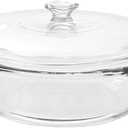 Anchor Hocking 2 Quart Round Glass Casserole Baking Dish, Medium, 3pcs