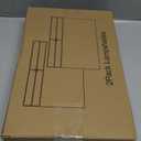 Ruiever Lampshades Set of 2, Natural Linen Lampshades L12.6'' x W6.7''x 8.07" High, Easy Assembly Replacement Lampshades for Table Lamps Floor Lamps, Gary Lampshade Half and Spider Fitter Included (Gray)