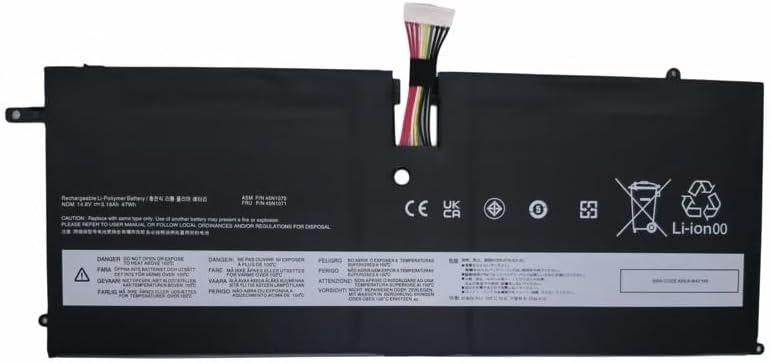 Batterymarket New Replacement Battery Compatible with Lenovo ThinkPad X1 Carbon 3444 3448 3460 X1C ASM 45N1070 45N1071 (14.8V 3180mAh 47Wh)