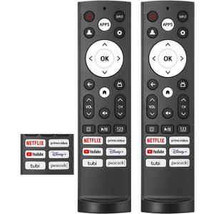 2PCS Replacement Remote Control for Hisense Smart Google TVfor UHD 4K ULED Google TVs,for Mini-LED ULED 4K TV Series