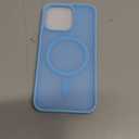 SUPFINE Magnetic for iPhone 13 Pro Case (Compatible with MagSafe) (Military Grade Drop Protection) Slim Translucent Matte Shockproof with Anti-Fingerprint Phone Case,Light Blue