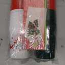 24 Pack Christmas Party Cups - 16oz Red, Green & White Stadium Cups with 24 Paper Straws, Festive Designs for Holiday Celebrations