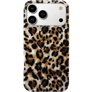 J.west Compatible with iPhone 17 Pro Case,Luxury Sparkle Translucent Clear Vintage Leopard Print Soft Silicone Cover for Girls Women Protective Phone Case for iPhone17Pro 6.3 inch Cheetah (Bling)