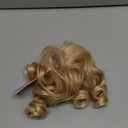 CAISHA Jumbo Hairpiece Scrunchy Updo Voluminous Curly Messy Bun Blond Mix G6L