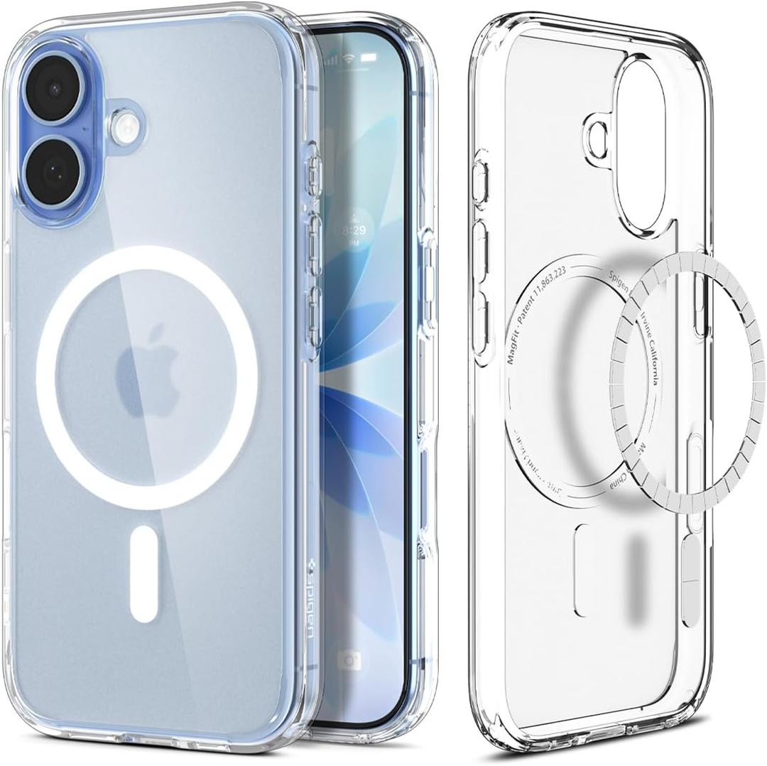 Spigen for iPhone 17 Case, Ultra Hybrid MagFit [TPU Covered Camera Control] [Anti-Yellowing] [Compatible with Magsafe] - Frost White