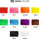 Chalkola 10 Fine Tip Liquid Chalk Markers for Blackboard, Chalkboard Signs, Window, Labels, Bistro, Glass, Car (10 Pack 3mm) - Wet Wipe Erasable Ink Chalkboard Markers, 3mm Reversible Tip Chalk Pens