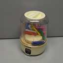 Portable Washing Machine, 7000mAh Rechargeable Wireless Washer with 10 PCS Clothespins Deep Cleans Baby Clothes Underwear Socks Delicates 1.5L Mini Washer for Travel Camping Dorm RV Apartment (Khaki)