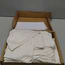 Amazon Basics Lightweight Super Soft Microfiber 4 Piece Sheet Set, Wrinkle Resistant, with 14-Inch Deep Pockets, Full, Cream, Solid