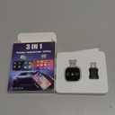 Screen Mirroring Adapter, 2026 Upgrade 3 in 1 Wireless Carplay Mirror Link Adapter for Cars with Built-in Wired Carplay Plug, Compatible with iPhone Phone/Airplay/Android Auto(for iPhone,1pc)