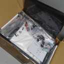 Furnulem Night Stand, Tall 4 Drawers Dresser for Bedroom, Hallway, Nursery, Closet Organizer, Nightstand Bedside Table Furniture, Vertical Storage Tower Fabric, Sturdy Steel Frame, Wood Top (Rustic Brown)