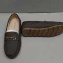 Genuine Leather Loafers for Women Driving Moccasins Business Casual Work Shoes Comfortable & Lightweight Womens Dress Flats Slip On Shoes Size 9,5