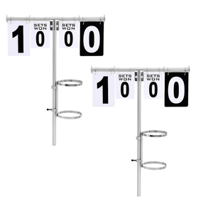 Silipull 1 Set Tennis Scoreboard Tennis Score Keeper for Net Compatible with Most Score Board Set for Volleyball Basketball Outdoor (Standard)